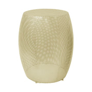 Modern Round Metal Hollow Side Table Set With Openwork Design - Gold - R&R Furniture Gallery (Fountain Valley, CA)