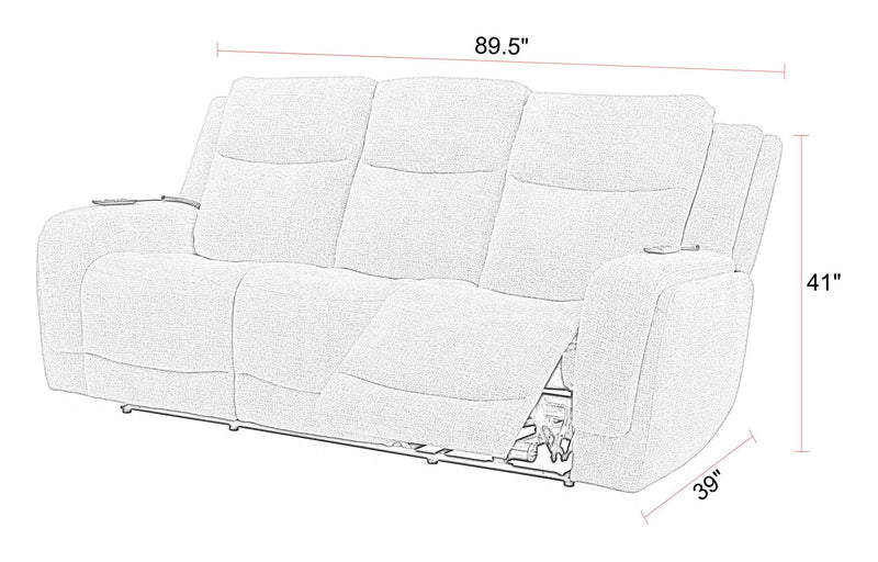 Penfield - Power Reclining Sofa Set - R&R Furniture Gallery (Fountain Valley, CA)