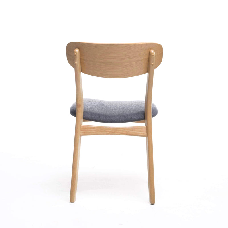 Noble House dining chairs set of 2 with cushioned seats and wooden legs, modern and comfortable for kitchen or dining room use.
