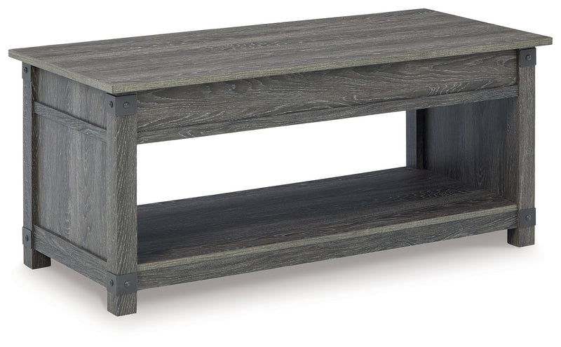 Freedan - Rect Lift Top Cocktail Table - Grayish Brown - R&R Furniture Gallery (Fountain Valley, CA)