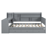 Daybed With 3 Drawers USB Ports And Desk - R&R Furniture Gallery (Fountain Valley, CA)