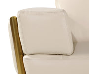 1111 - Leather Chair - Beige - R&R Furniture Gallery (Fountain Valley, CA)