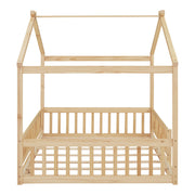 Bed House Bed Frame With Fence - R&R Furniture Gallery (Fountain Valley, CA)