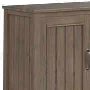Lev - TV Media Stand - Smoky Brown - R&R Furniture Gallery (Fountain Valley, CA)