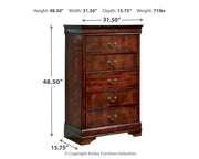 Alisdair - Chest - Reddish Brown - R&R Furniture Gallery (Fountain Valley, CA)
