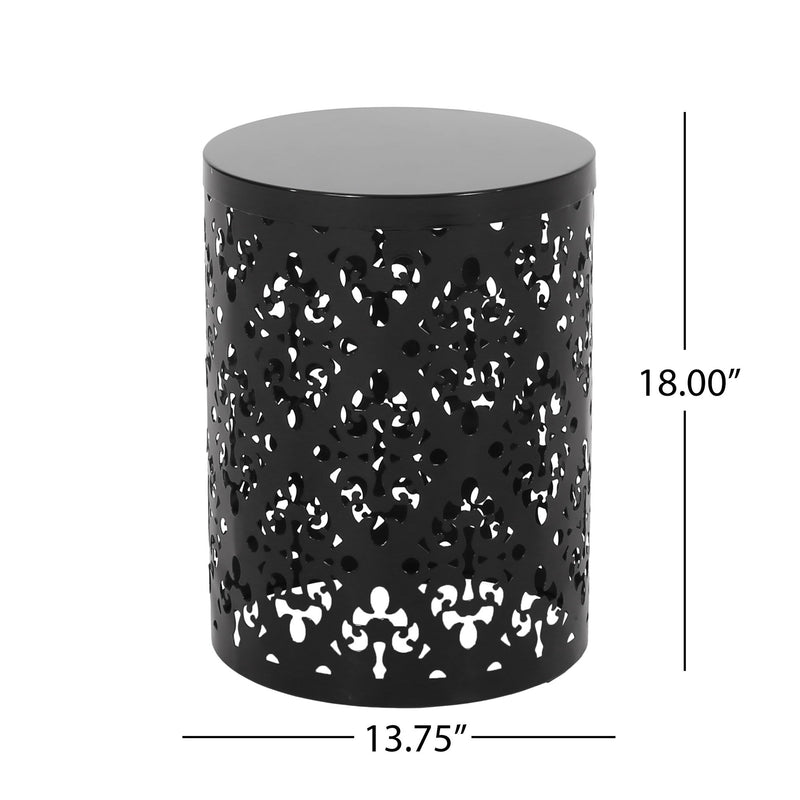 Outdoor Metal Modern Design End Table - R&R Furniture Gallery (Fountain Valley, CA)
