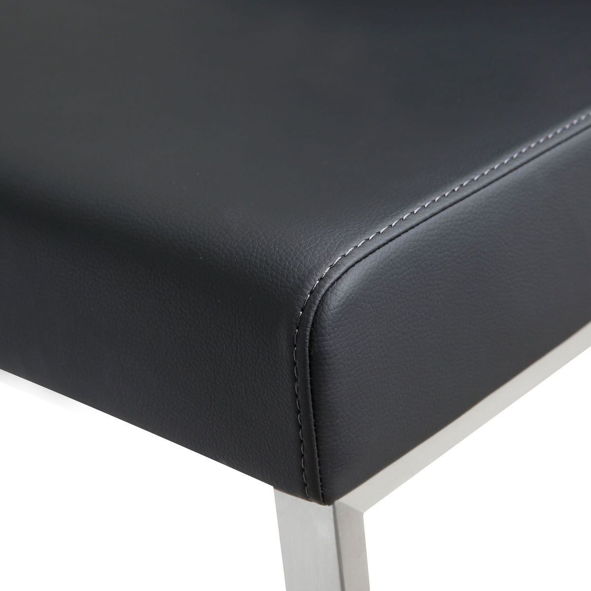 Denmark - Stainless Steel Counter Stool (Set of 2) - R&R Furniture Gallery (Fountain Valley, CA)