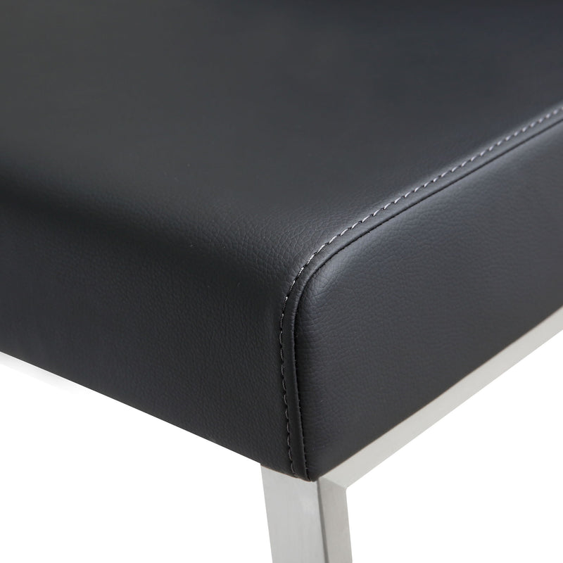 Denmark - Stainless Steel Counter Stool (Set of 2) - R&R Furniture Gallery (Fountain Valley, CA)