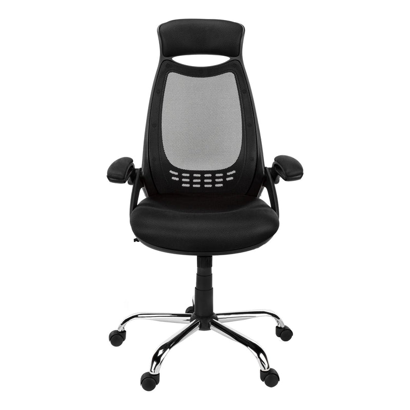 Office Chair, Adjustable Height, Swivel, Ergonomic, Armrests, Contemporary & Modern - R&R Furniture Gallery (Fountain Valley, CA)