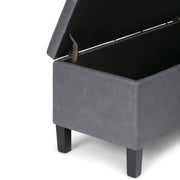 Dover - 3 Piece Storage Ottoman Contemporary Design - R&R Furniture Gallery (Fountain Valley, CA)