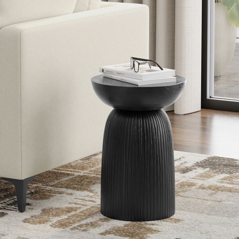 Boyd - Line Accent Table - Black - R&R Furniture Gallery (Fountain Valley, CA)