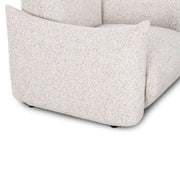 TOV Furniture Saint Tropez Nubby Fabric Armchair in Sand with plush cushioning and modern design for comfortable seating.