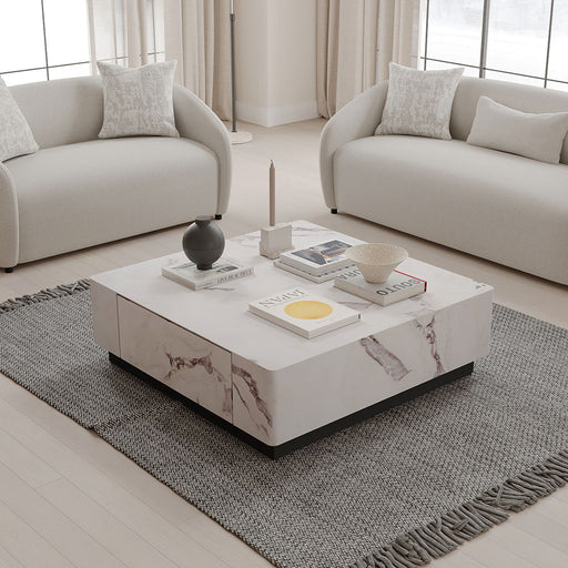 Fritzy - Coffee Table - Engineered Stone - R&R Furniture Gallery (Fountain Valley, CA)