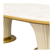 Scotts Square - Oval Dining Table - Light Champagne - R&R Furniture Gallery (Fountain Valley, CA)