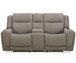 Penfield - Power Zero G Console Loveseat With Heat, Massage & Speaker P3 - Frappe