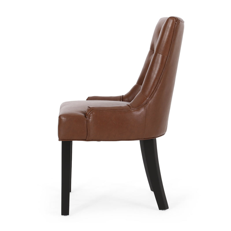 Cheney - Contemporary Dining Chair Tufted Upholstery (Set of 2) - R&R Furniture Gallery (Fountain Valley, CA)