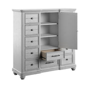 22 Drawer Master Chest With Cabinet - Gray - R&R Furniture Gallery (Fountain Valley, CA)