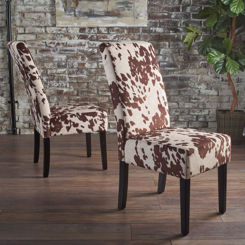 Contemporary Dining Chair With Rubberwood Legs (Set of 2) - R&R Furniture Gallery (Fountain Valley, CA)