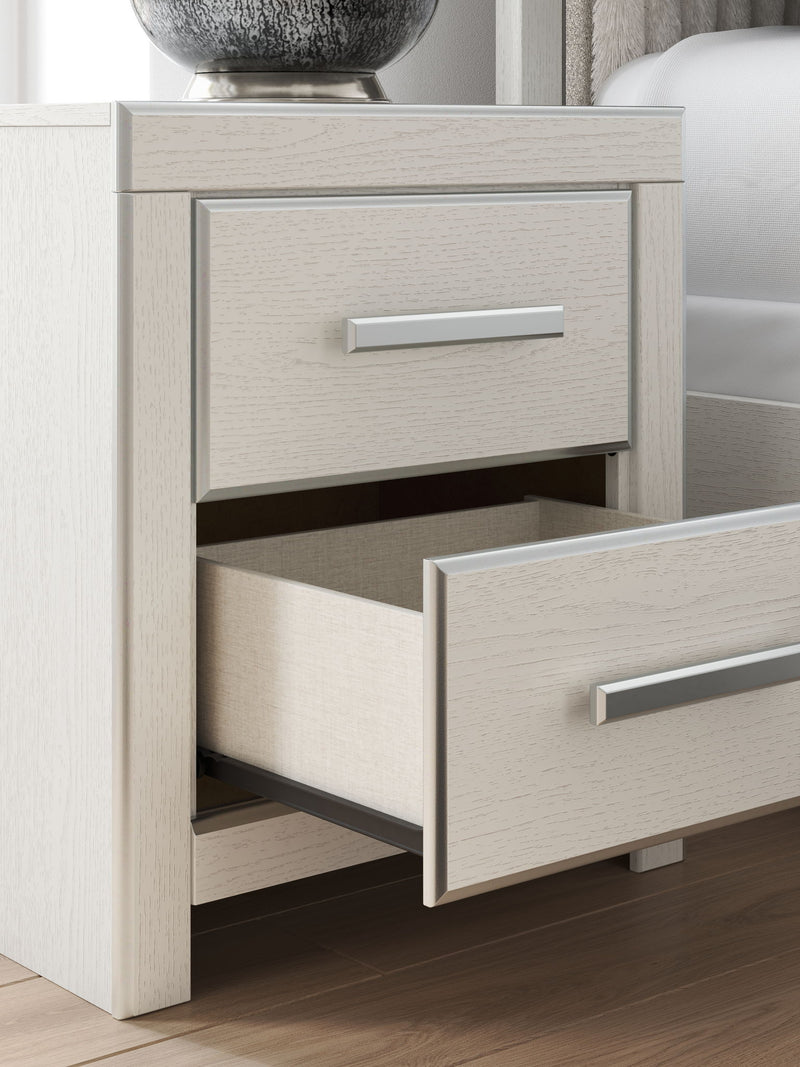 Zuraleus - Two Drawer Night Stand - R&R Furniture Gallery (Fountain Valley, CA)