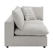 Marisa - Modular RF Loveseat With 2 Pillows - Beige Boucle - R&R Furniture Gallery (Fountain Valley, CA)
