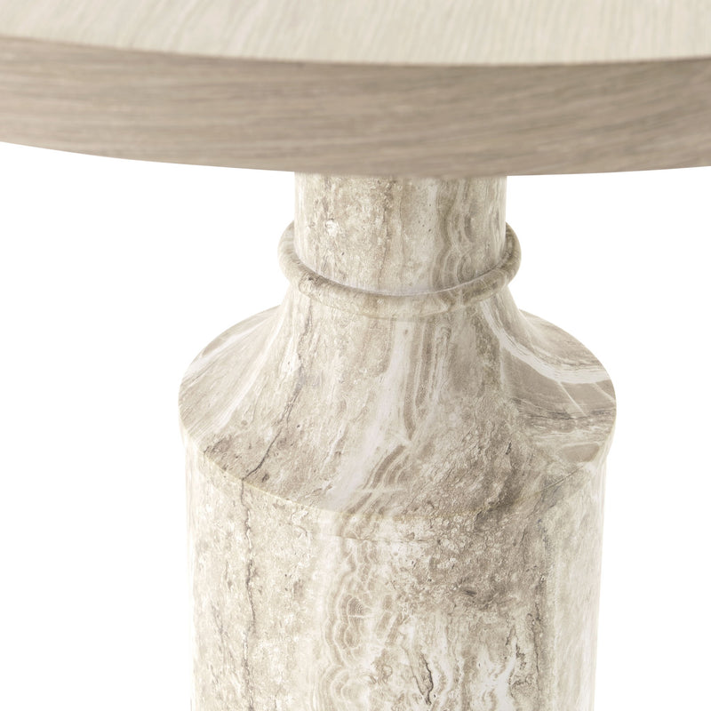 Lotus Bay - 40" Round Gathering Table - Sand - R&R Furniture Gallery (Fountain Valley, CA)