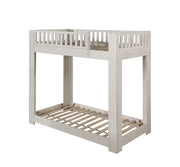 Cedro - Twin Over Twin Bunk Bed - Weathered White - R&R Furniture Gallery (Fountain Valley, CA)