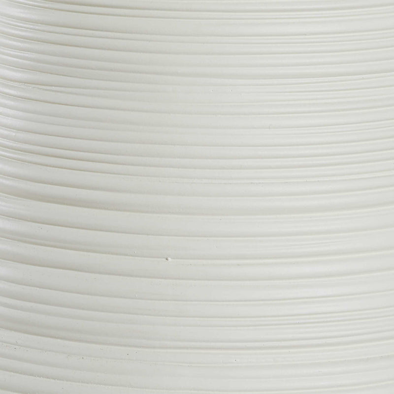 Ridgeline - Matte White Table Lamp - White