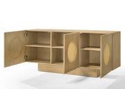 Oshana - Modern White Oak Dining Set — view 4
