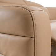 Bianca - Modern Brown Leather Sectional Sofa w/ 3 Recliners — view 5