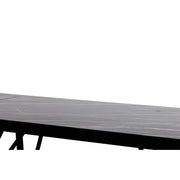 Bobby - Modern Black Ceramic Extendable Dining Table — view 5