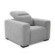 Bode - Modern Grey Fabric Recliner Chair — view 2