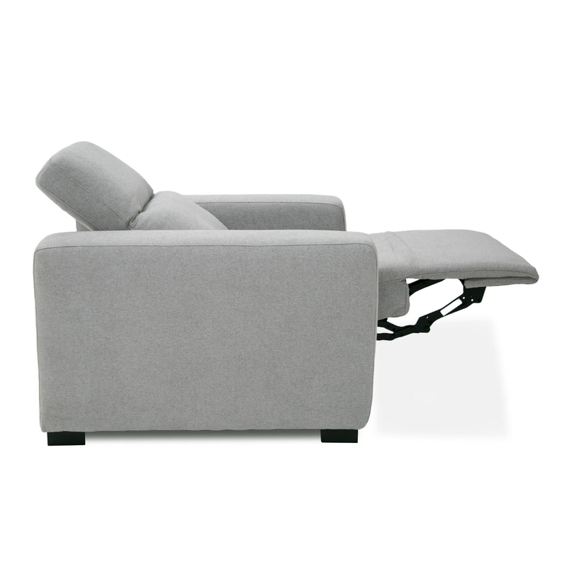 Bode - Modern Grey Fabric Recliner Chair — view 5