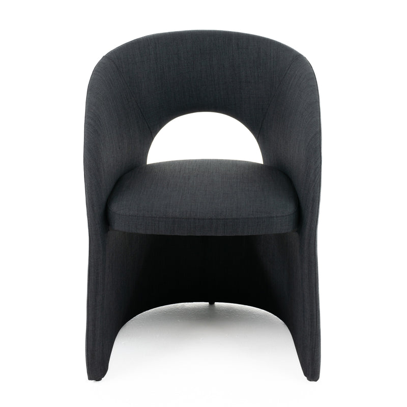 Brea - Charcoal Fabric Dining Chair