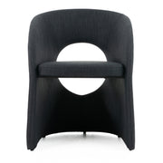 Brea - Charcoal Fabric Dining Chair — view 2