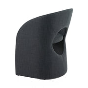 Brea - Charcoal Fabric Dining Chair — view 4