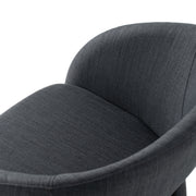 Brea - Charcoal Fabric Dining Chair — view 5
