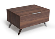 Brooklyn Italian Modern Walnut Nightstand