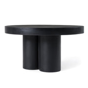Bruni - Modern Black Concrete Coffee Table — view 2