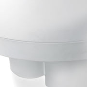Bruni - Modern White Concrete Coffee Table — view 5