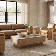 Bruno - Modern Mango Wood Rectangular Coffee Table — view 5