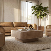 Bruno - Modern Mango Wood Square Coffee Table — view 4