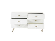 Bryan - Modern White Dresser — view 3