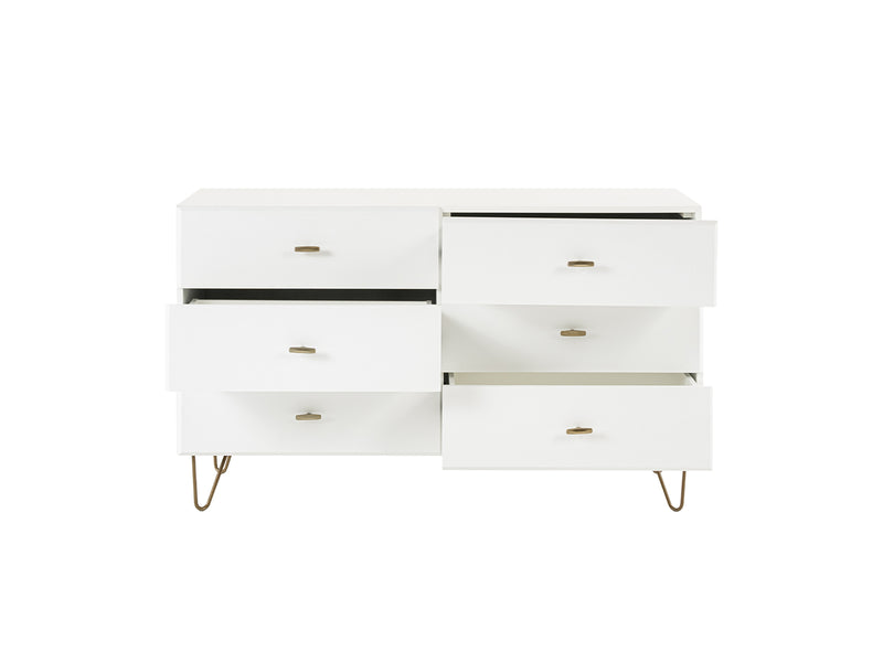 Bryan - Modern White Dresser — view 3