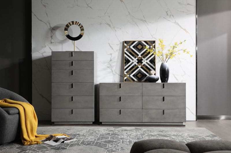 Buckley - Modern Grey Crackle Chest — view 3