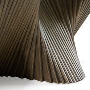 Byer - Modern Glass + Grey Ash Dining Table — view 4