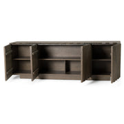 Byer - Modern Grey Ash Veneer Buffet — view 4