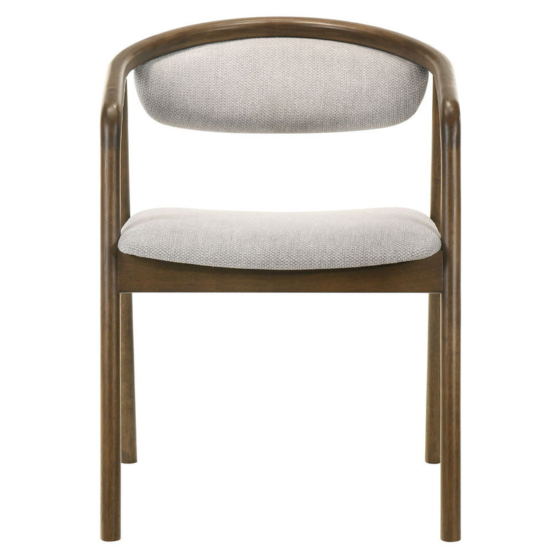 Delina - Side Chair - Walnut - R&R Furniture Gallery (Fountain Valley, CA)