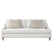 Sofa Single Reverable Cushion With 2 Pillows - Off White - R&R Furniture Gallery (Fountain Valley, CA)