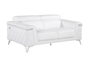 1140 - Top Grain Italian Leather Loveseat - R&R Furniture Gallery (Fountain Valley, CA)