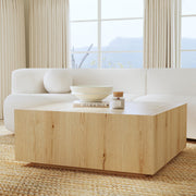 Layne - Square Coffee Table With Casters - R&R Furniture Gallery (Fountain Valley, CA)